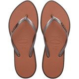 Slim Point Dark Brown Kadın Terlik