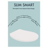 Slim Smart Thermoplast Yavaş Kapanan Klozet Kapağı 0302