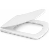 Slim Ultra Ince Yavaş Kapanan Klozet Kapağı, Soft Close Sessiz Mekanizma, Kaymaz Tabanlı Sabit