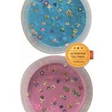 Slime Ele Yapışmayan Hayvan Figürlü Pembe Mavi Renk Slaym 2 Kutu Kaliteli