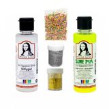 Slime Seti Fosforlu Sarı Renk 70 ML Renkli Slaym Südor Sılaym Seti 70 ML Slime Borax