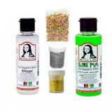 Slime Seti Fosforlu Yeşil Renk 70 ML Renkli Slaym Südor Sılaym Seti 70 ML Slime Borax