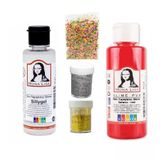Slime Seti Kırmızı Renk 70 ML Renkli Slaym Südor Sılaym Seti 70 ML Slime Borax