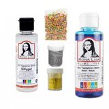 Slime Seti Mavi Renk 70 ML Renkli Slaym Südor Sılaym Seti 70 ML Slime Borax