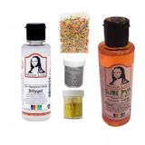 Slime Seti Turuncu Renk 70 Ml Renkli Slaym Südor Sılaym Seti 70 Ml Slime Borax