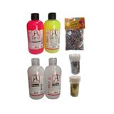 Slime Slaym Yapma Seti 250ml* 4 adet + Toz Sim 2 Adet + Köpük