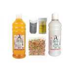 Slime Yapma Seti Sarı Renk Südor Hazır Slime Yapma Seti Renk Boya Sim Köpük Slime Paketi