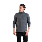 SLİMFİT BALIKÇI YAKA ERKEK TRİKO KAZAK GRİ XXL