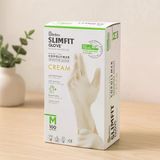 Slimfit Pudrasız Muayene Eldiven M Krem 100'Lü
