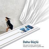 Slimflex Klasik Sx 3'lü Pvc Perde Ray