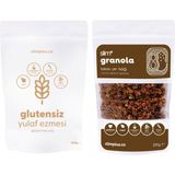 Slimplus Granola Kakao Yer Fıstığı ve Yulaf Ezmesi Avantaj Paketi – Glutensiz Vegan Şekeri Meyveden (250G ve 500G) - 250 gr