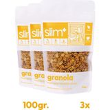 Slimplus Granola Muz Tarçın Hindistan Cevizi – Glutensiz Vegan Şekeri Meyveden Katkısız (3 x 100G) - 300 gr