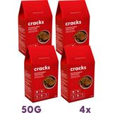 Slimplus Tohum Kraker Domates Soğanlı Cracks – Glutensiz Vegan Katkısız (4 x 50G) - 200 gr