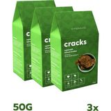 Slimplus Tohum Kraker Ispanaklı Cracks – Glutensiz Vegan Katkısız (3 x 50G) - 150 gr