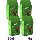 Slimplus Tohum Kraker Ispanaklı Cracks – Glutensiz Vegan Katkısız (4 x 50G) - 200 gr