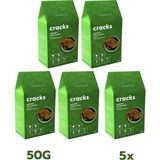 Slimplus Tohum Kraker Ispanaklı Cracks – Glutensiz Vegan Katkısız (5 x 50G) - 250 gr