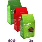 Slimplus Tohum Kraker Mix Set Ispanaklı, Domatesli, Zeytinli Cracks – Glutensiz Vegan Katkısız 50G - 150 gr