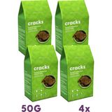 Slimplus Tohum Kraker Zeytin Biberiyeli Cracks – Glutensiz Vegan Katkısız (4 x 50G) - 200 gr