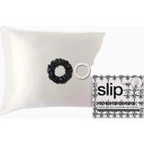 Slip Queen Beyaz Dut Ipek Yastık Kılıfı & Saç Bakım Seti - 50,8 x 50,8 cm