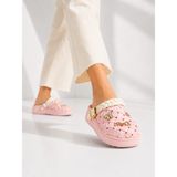 Slipcat Calx Kadın Deniz Plaj Havuz Üstü Kapalı Kaydırmaz Sandalet Crocs Terlik - 00-Pudra