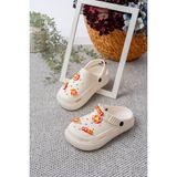 Slipcat Unisex Çocuk Figürlü Sticker Sandalet-Terlik Eğlenceli Tasarım ve Rahat Taban - Galatasaray