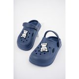 Slipcat Unisex Çocuk Figürlü Sticker Sandalet-Terlik - Lacivert