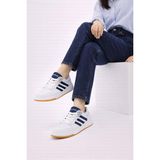 Slipcat Unısex Modern Fileli Sneaker Tasarım Hafif Air Taban Günlük Rahat Yumuşak Yürüyüş Spor Ayakkabı - İndigo