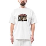 Slipknot All Hope Is Gope Oversize Beyaz Tişört - XL
