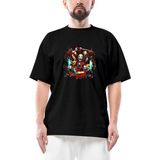 Slipknot Group Red Oversize Siyah Tişört - XL