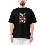 Slipknot Head Oversize Siyah Tişört - XL