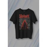 Slipknot Metal Müzik Rock Music Baskılı Tişört Unisex T-Shirt - Siyah - XL