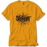 Slipknot Pentagram Sarı Tişört Liyada - XL