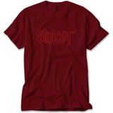 Slipknot Text Kırmızı Tişört Liyada