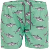 SlipStop BERKO MINT JUNIOR SHORT Yeşil Erkek Çocuk Deniz Şortu - 8 - 9 Yaş