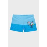 Slipstop Blujaw Desenli Lastikli Bel Boxer Erkek Çocuk Mayo Short SR2632100001 MAVİ