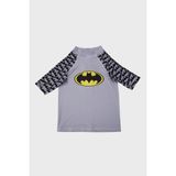 Slipstop Bruce Batman Uv Korumalı Mayo Kısa Kollu T Shirt Erkek Çocuk T Shirt ST21120040 - 4 - 5 Yaş - Gri