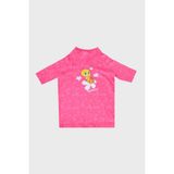 Slipstop Daisyloo Uv Korumalı Kısa Kollu Mayo T Shirt Kız Çocuk T Shirt ST2612050002 - Pembe - 4 - 5 Yaş