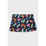 SLIPSTOP Daniel Desenli Lastikli Bel Boxer Mayo Short Erkek Çocuk MAYO SHORT SR2631000007