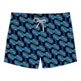 SlipStop Deepo Junior Short Mavi Çocuk Mayo