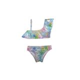 Slipstop Finny Tek Omuz Detaylı Kolay Kuruyan Uv Korumalı Fırfırlı Bikini Kız Çocuk BİKİNİ SB2314000617