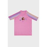 Slipstop Gaby Baskılı Uv Korumalı Kısa Kollu Mayo T Shirt Kız Çocuk T Shirt ST2512120000 - Pembe - 2 - 3 Yaş
