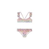 Slipstop Golden Desenli UPF 50+ Korumalı Çabuk Kuruyan Bikini Kız Çocuk BİKİNİ SB2514000611