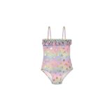 SLIPSTOP Golden Swimsuit Kız Çocuk Mayo UV Korumalı, 4-5 Yaş, 2163390, STD, Kız çocuk