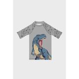 Slipstop Goliath Baskılı Uv Korumalı Kısa Kollu Mayo T Shirt Erkek Çocuk T Shirt ST2532000005 - Gri - 8 - 9 Yaş