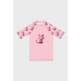 Slipstop Kiki Baskılı Uv Korumalı Kısa Kollu Mayo Kız Çocuk T Shirt ST2612000002 PEMBE