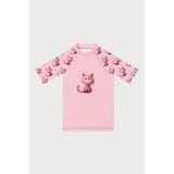 Slipstop Kiki Baskılı Uv Korumalı Kısa Kollu Mayo T Shirt Kız Çocuk T Shirt St2612000002 Pembe