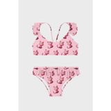 Slipstop Kiki Desenli UPF 50+ Korumalı Çabuk Kuruyan Kız Çocuk Bikini SB2611000505 PEMBE