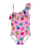 Slipstop Kız Çocuk Frutti Swimsuit Mayo - Karma - 4 - 5 Yaş