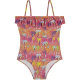 Slipstop Kız Çocuk Tropic Junior Swimsuit Mayo