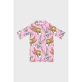 Slipstop Lunabun Baskılı Uv Korumalı Kısa Kollu Mayo T Shirt Kız Çocuk T Shirt ST2611070001 - Pembe - 6 - 7 Yaş